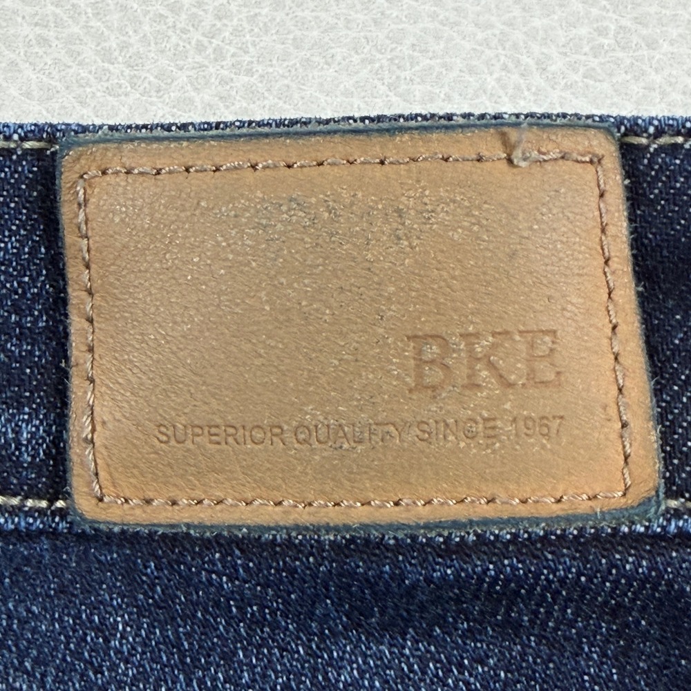 BKE Stella Mid Rise Slim Fit Tailored Bootcut 27x32.5 Womens Jeans Dark Wash - Picture 12 of 13